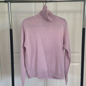 Velvet Heart Pink-Lavender Turtlneck/Cowl Sweater